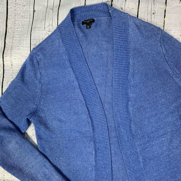 TALBOTS 100% linen cardigan - Picture 2 of 4